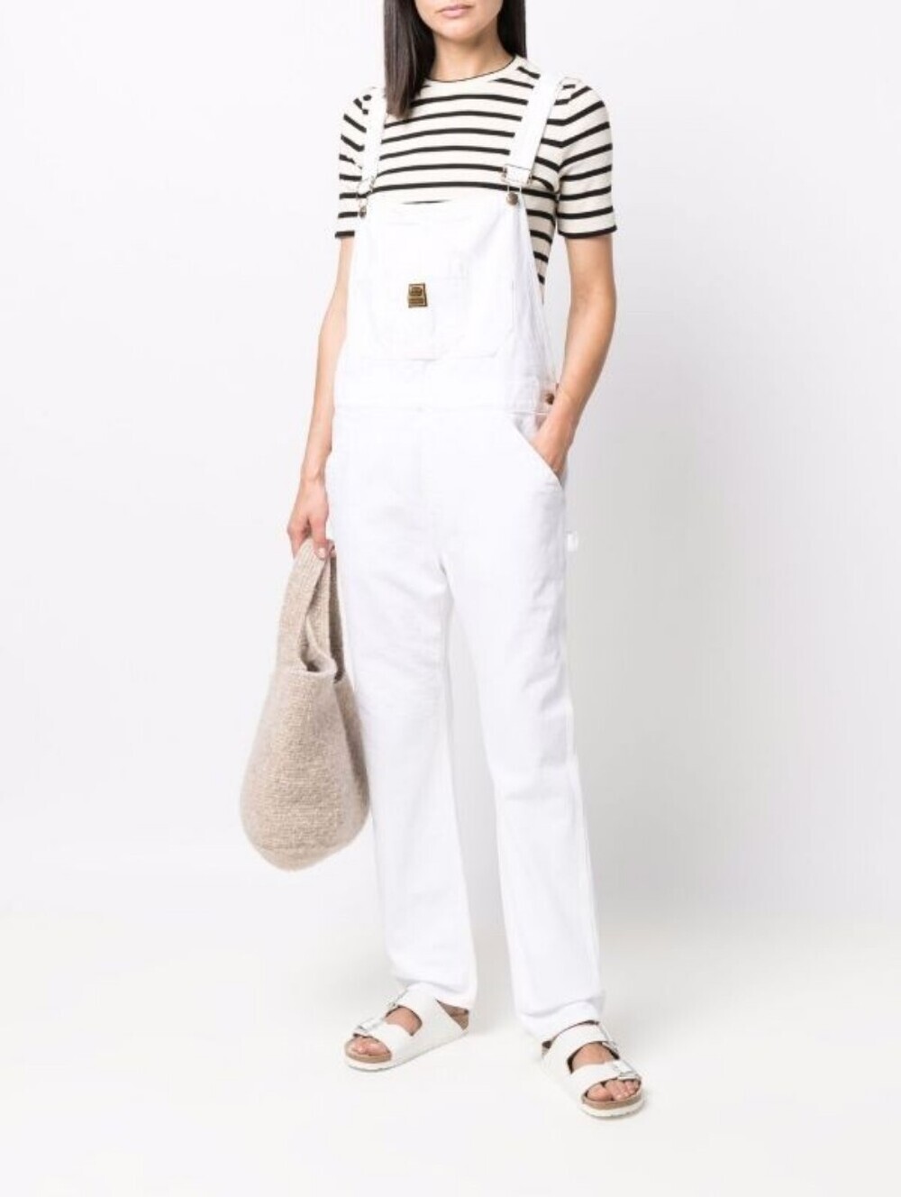 Washington Dee Cee organic-cotton logo-patch dungarees size 30 BNWT